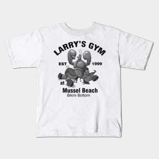 Larry's Gym At Mussel Beach Kids T-Shirt